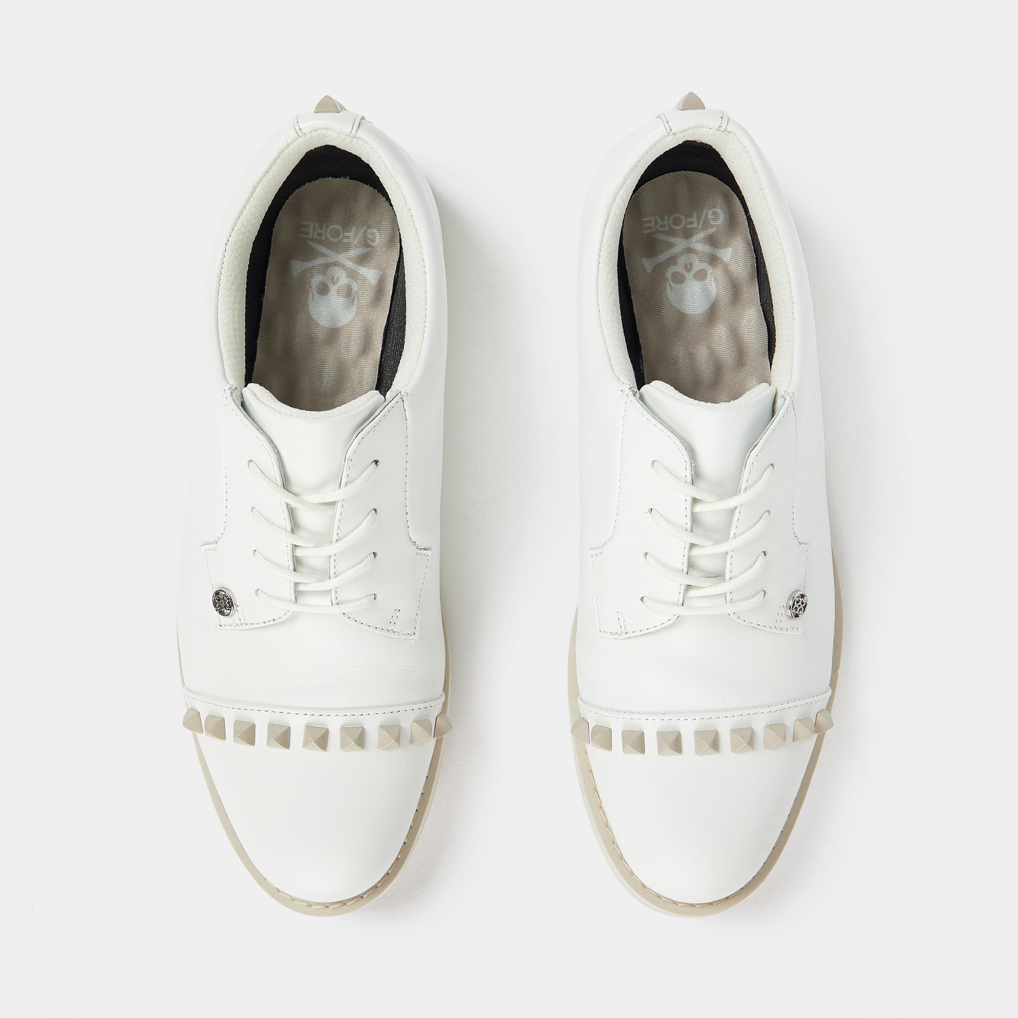 G/FORE Stud Cap Toe Gallivanter Ladies Golf Shoes Snow